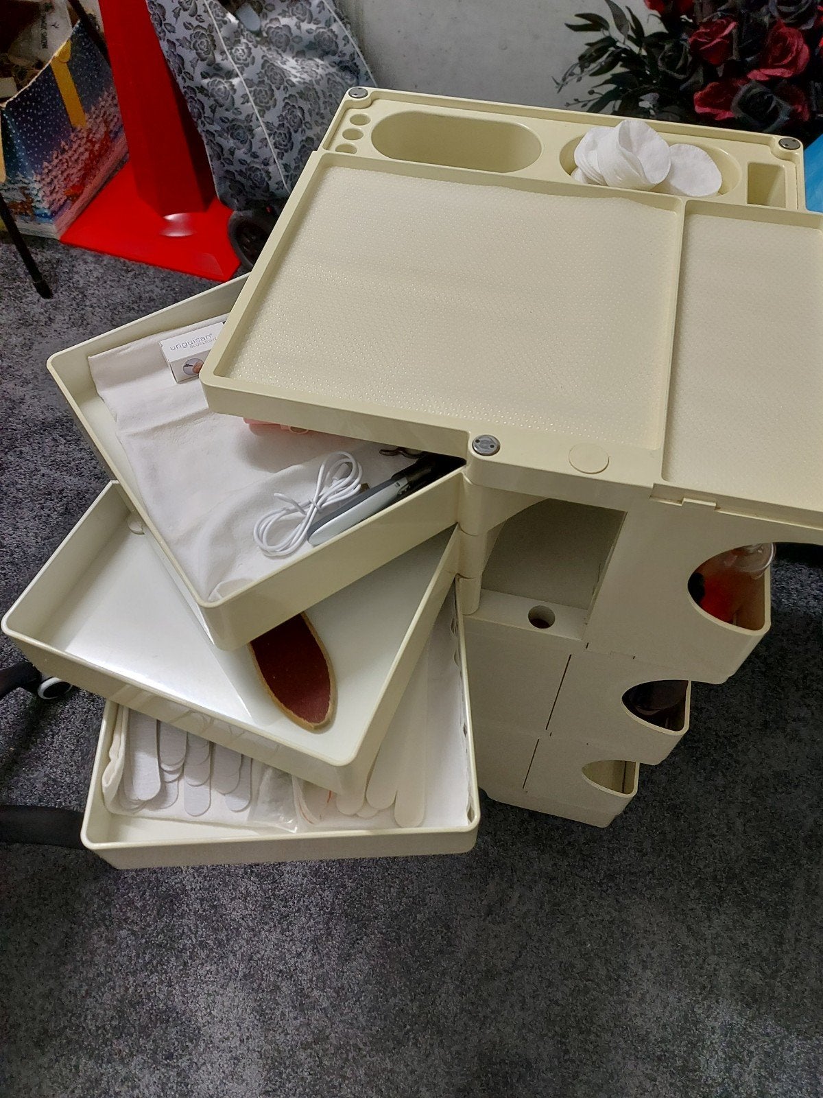 Pedicure trolley, Ophalen, Gebruikt, Massagetafel