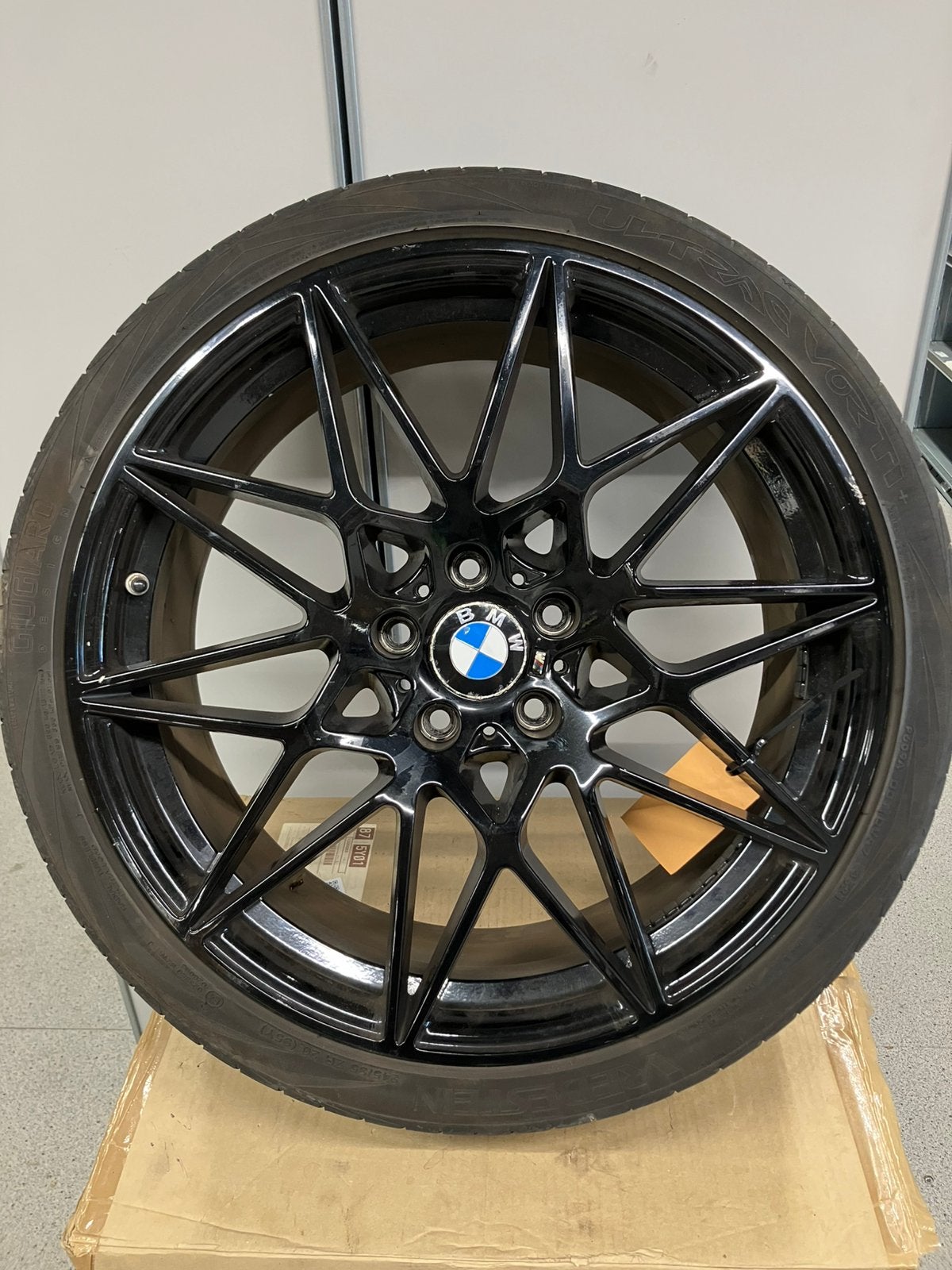 Originele BMW 760 20 inches breedte set., Ophalen, Gebruikt, 275 mm, Banden en Velgen