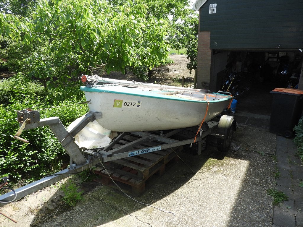ZEILBOOT, Watersport en Boten, Ophalen, Polyester, Jol, Gebruikt