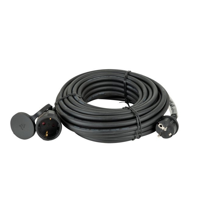 Schuko-Schuko verlengkabel 10 mtr 3x2.5mm, Showtec, Ophalen of Verzenden, Molenweg 39 linne, Kabel of Snoer