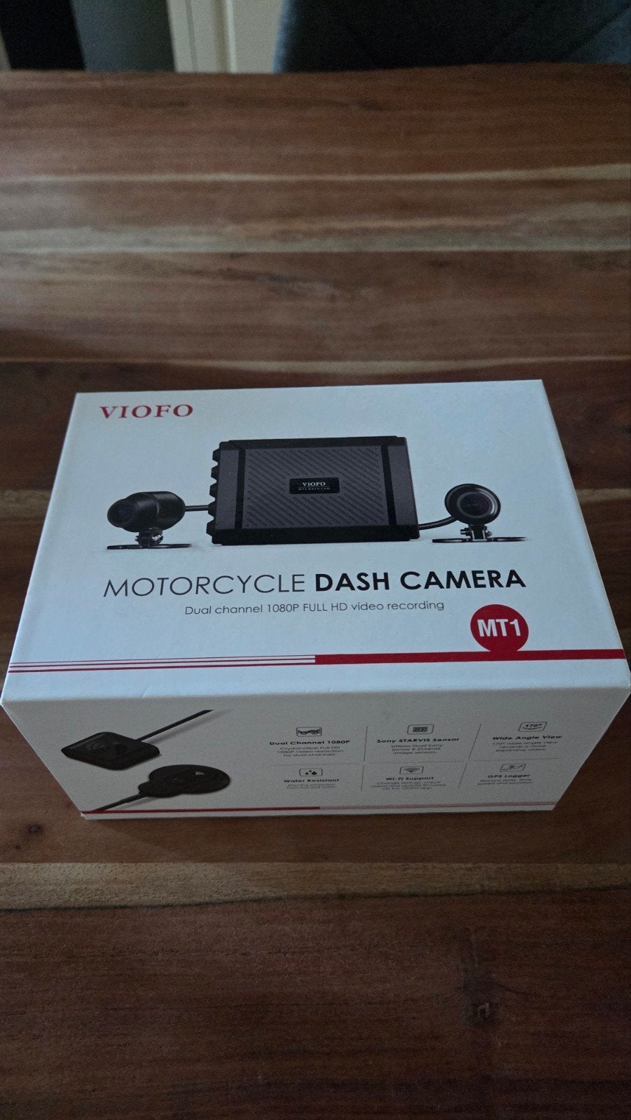 VIOFO MT1 Motorfiets Dashcam Dual Channel 1080P, Ophalen of Verzenden, Nieuw