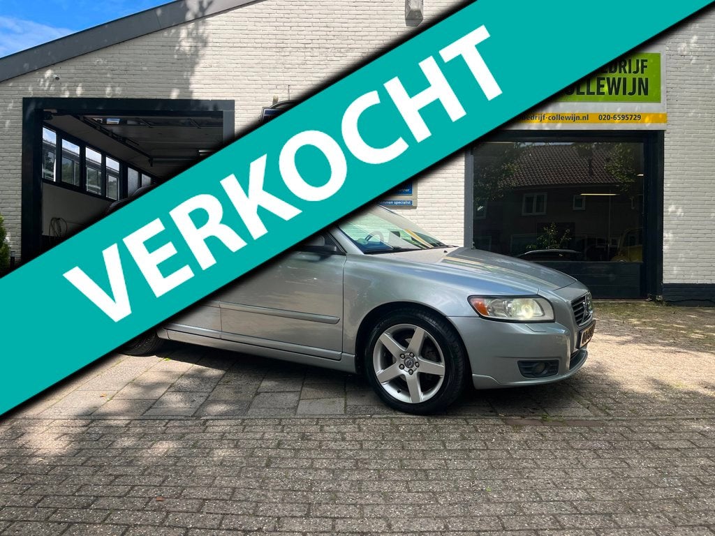 Volvo V50 2.0 Edition Leer Schuifdak Pdc Trekh Navi, Voorwielaandrijving, 1350 kg, Grijs, Parkeersensor