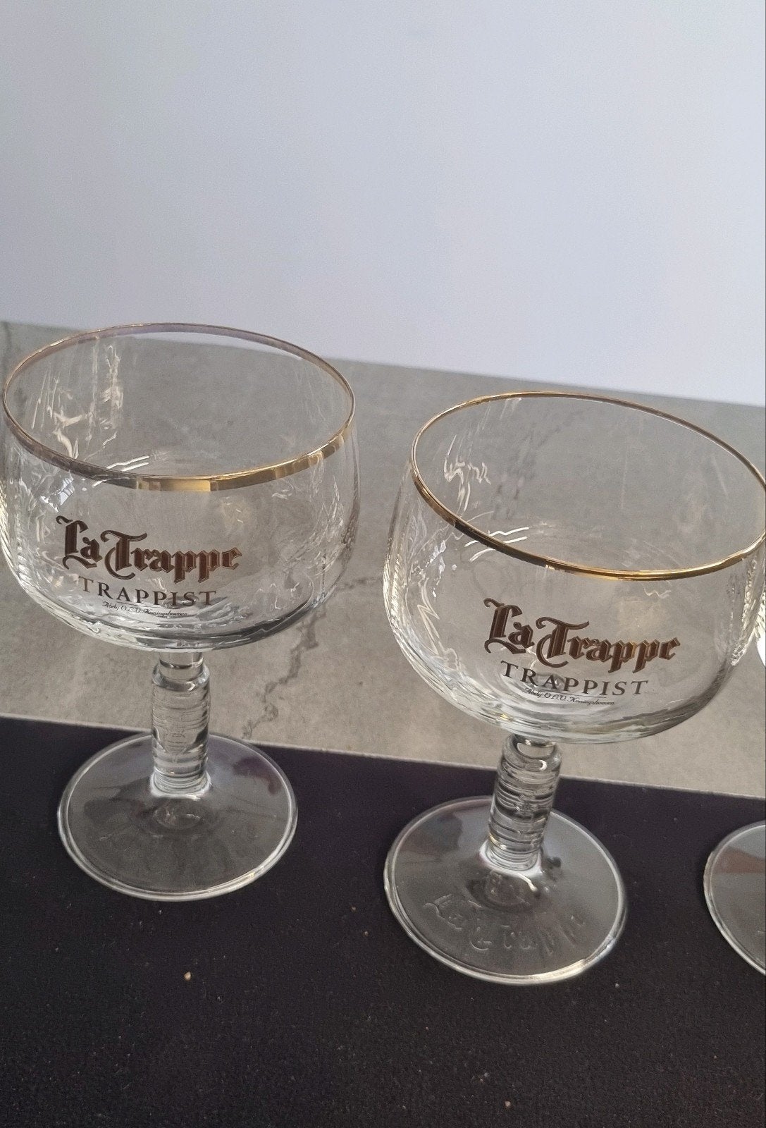 2x La Trappe Trappist bierglas.
in nieuwstaat., Ophalen of Verzenden, Zo goed als nieuw, Bierglas