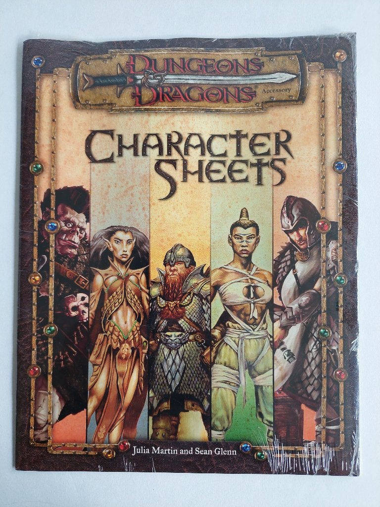 D&D - Character Sheets - 3.0e, Drie of vier spelers, Ophalen of Verzenden, Nieuw, Wizards of the Coast