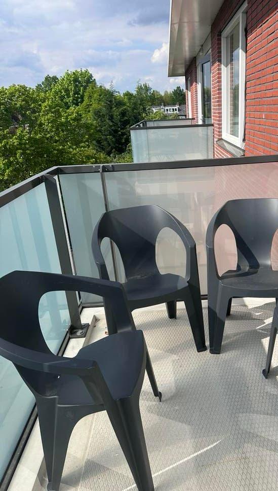 3 tuinstoelen, Ophalen of Verzenden, Zo goed als nieuw