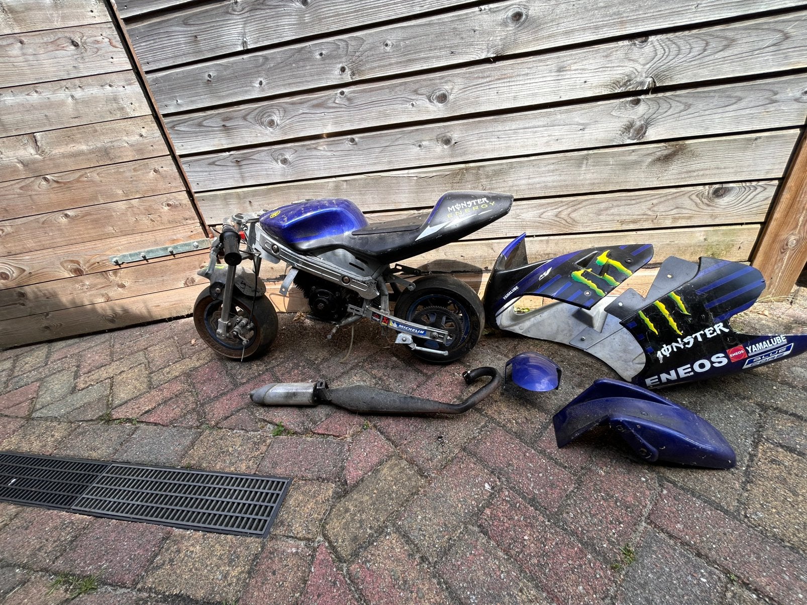 Minibike gebruikt, Fietsen en Brommers, Minibikes, Midibikes en Pitbikes, Ophalen, Gebruikt, 49 cc, Overige typen