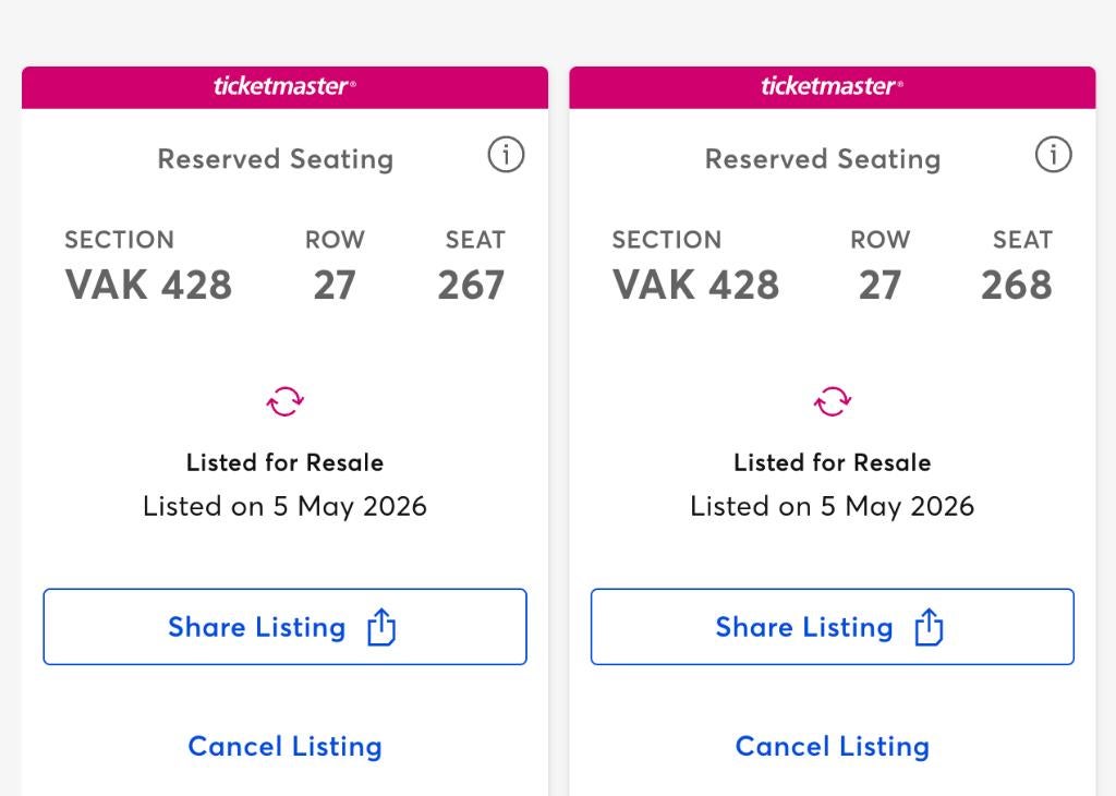 Harry Styles Tickets!, Twee personen