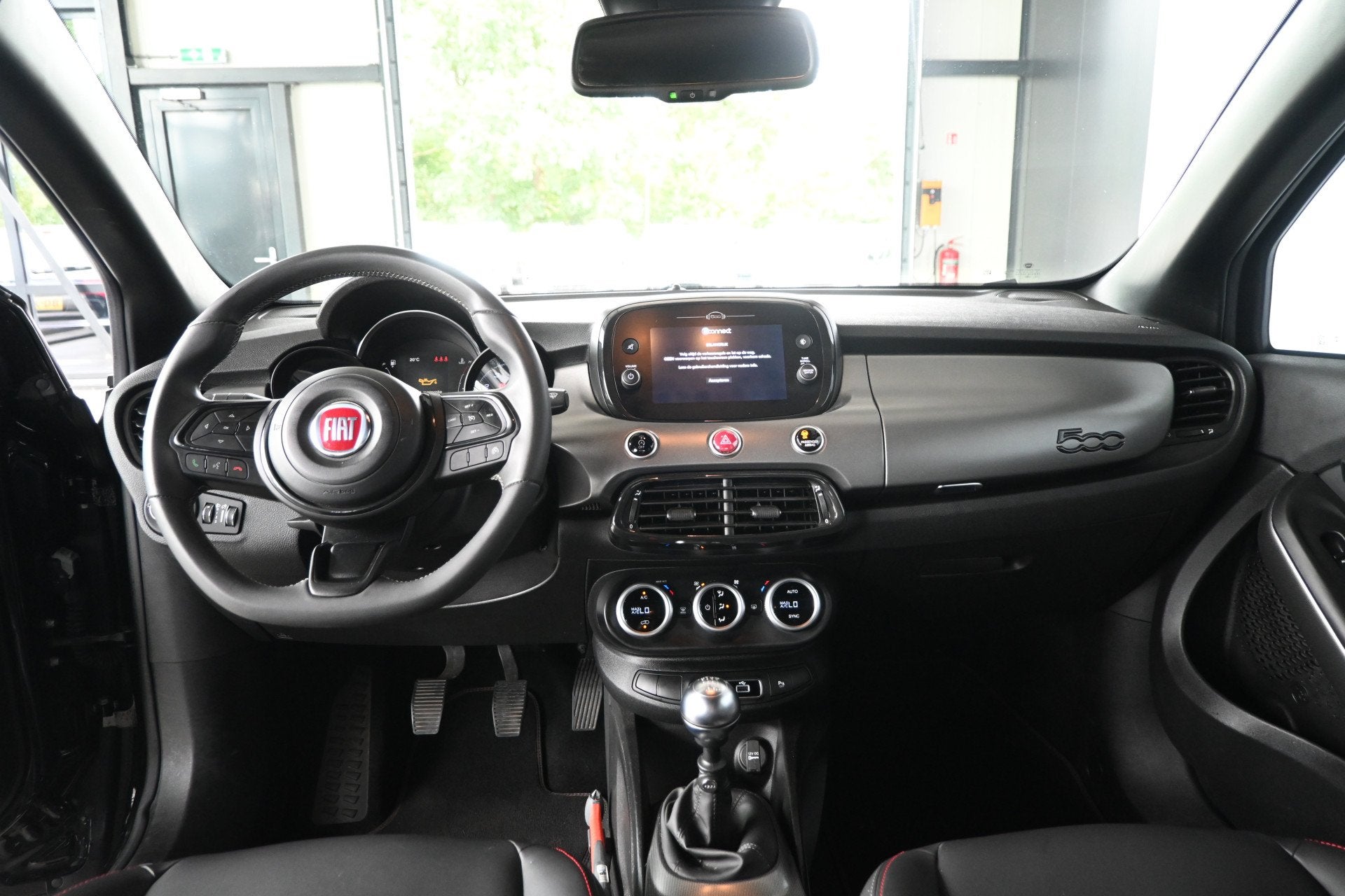 Fiat 500X 1.0 FireFly Turbo 120 Sport Clima Navigatie Carpla, Auto's, Fiat, Met garantie (alle), 500X, Zwart, Origineel Nederlands