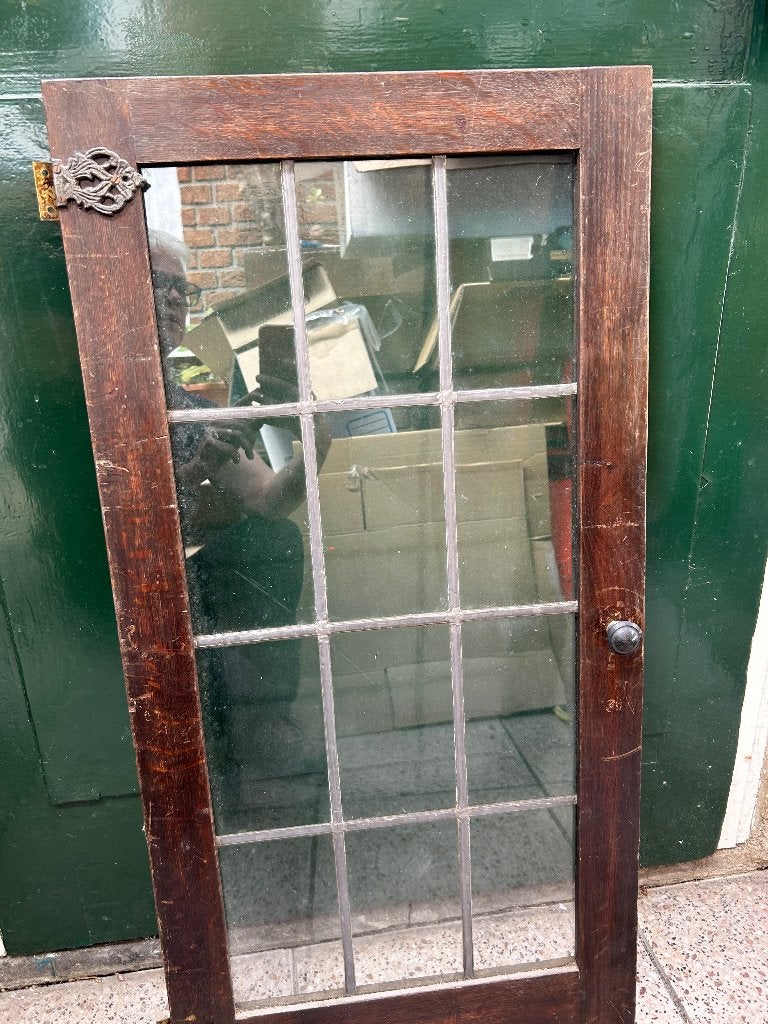 Voorzet raam privacyglas glas in lood, Ophalen, Gevelraam of Ruit, Gebruikt, Minder dan 80 cm