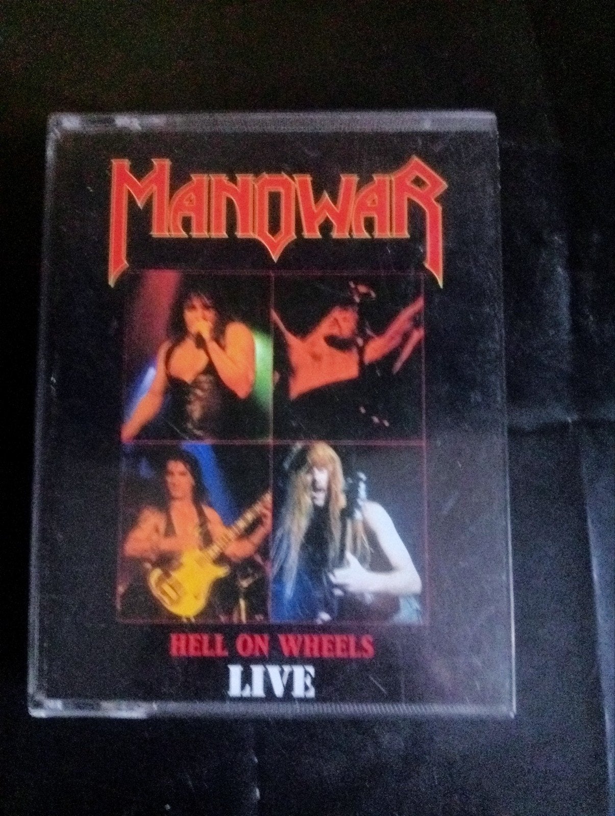 Manowar - Hell On Wheels Live (Cassette), Gebruikt, 2 t/m 25 bandjes, Ophalen of Verzenden, Origineel