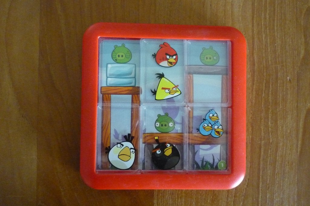 Smart Games ''ANGRY BIRDS ON TOP '' Schuifpuzzel., Een of twee spelers, Ophalen, Gebruikt, SmartGames