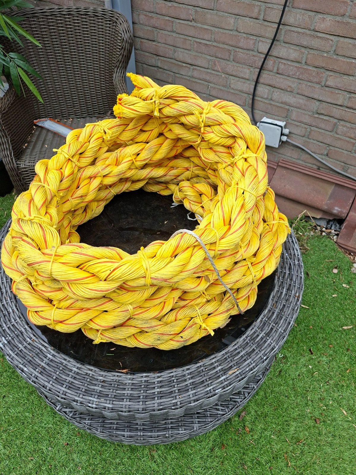scheepstouw ong 12 meter, Ophalen, Zo goed als nieuw