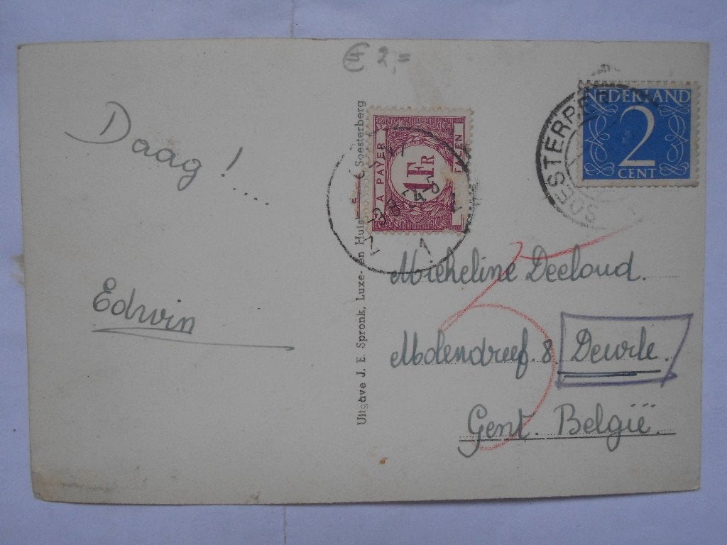 Soesterberg, Zeister fietspad fietspad door de natuur, Ophalen of Verzenden, 1920 tot 1940, Gelopen, Utrecht