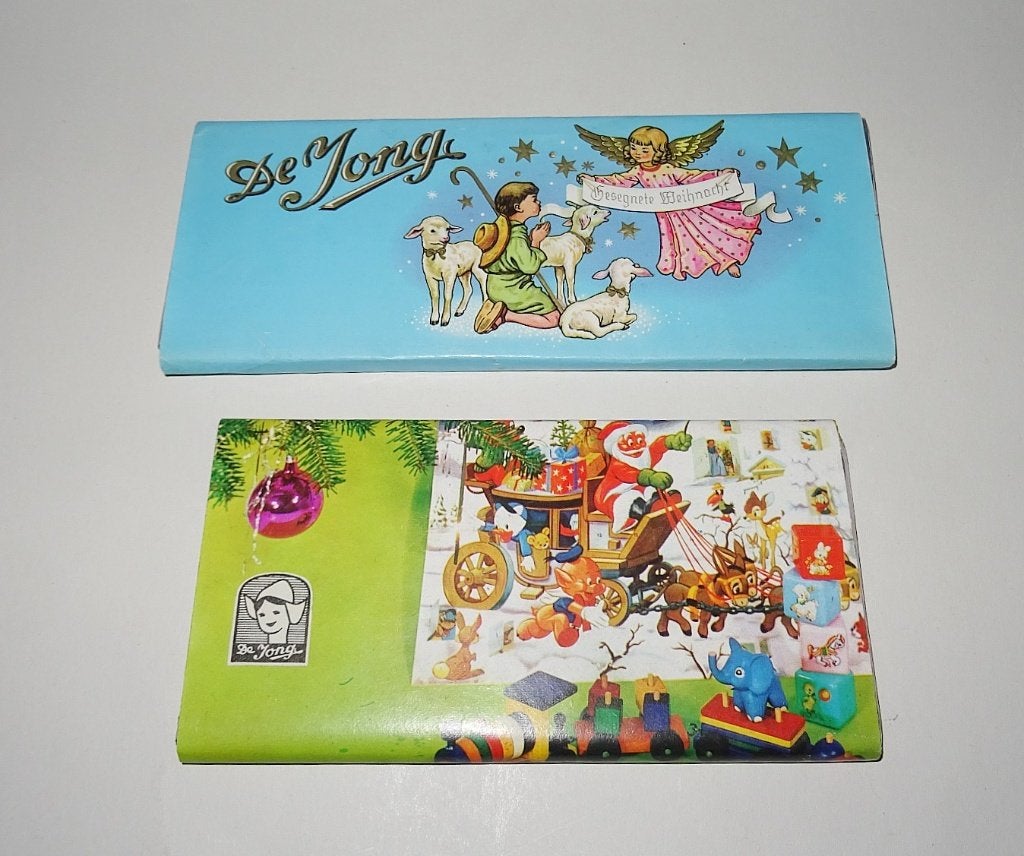 De Jong chocolade repen Kerst, Verzamelen, Ophalen of Verzenden, Overige typen