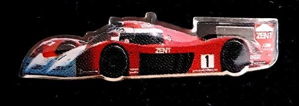 Toyota racewagen rood-grijs, Verzenden, Nieuw, Transport, Speldje of Pin