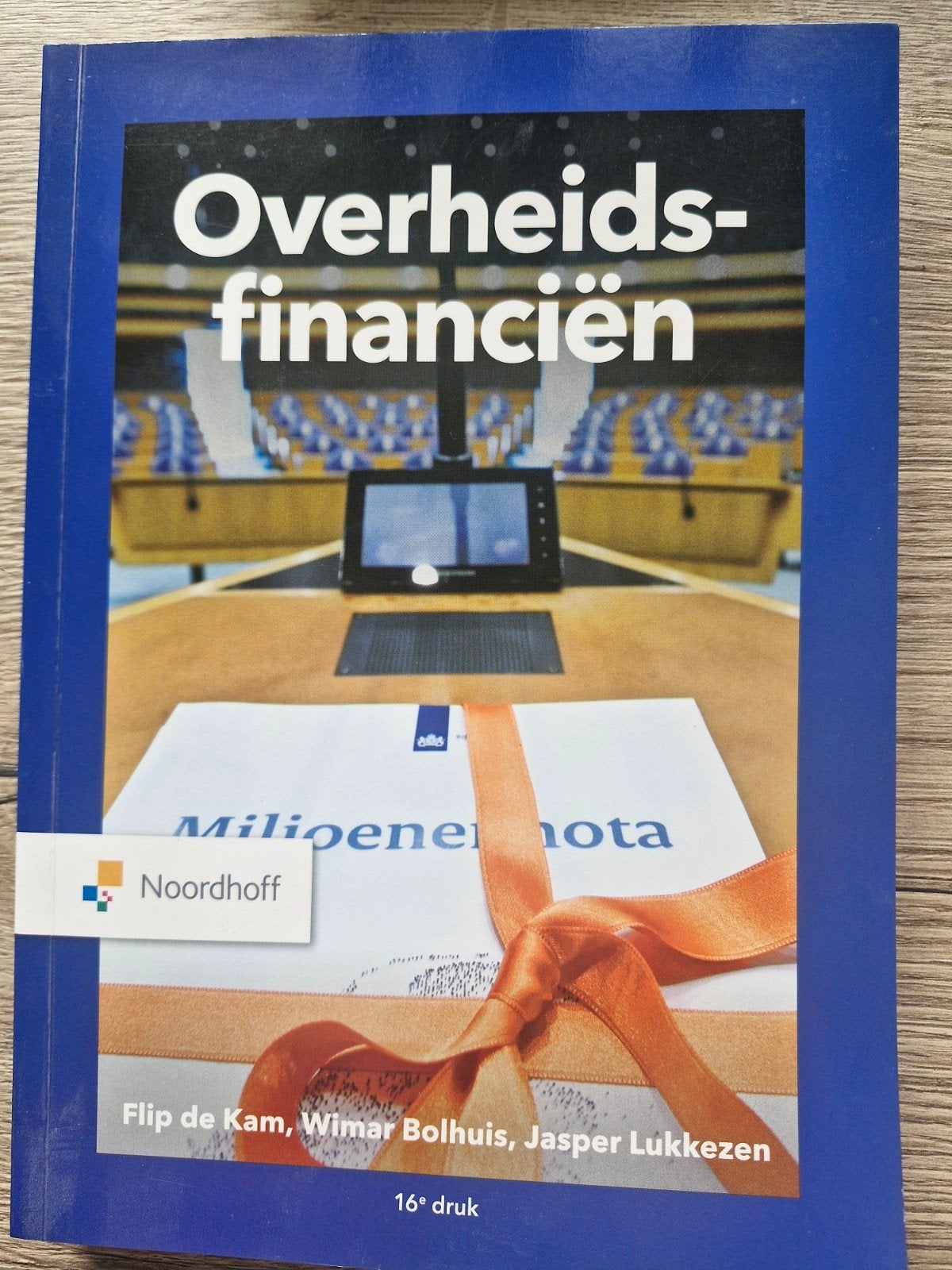 Boek Overheidsfinanciën 16e editie - Flip de Kam e.a., WO, Flip de Kam, Wimar Bolhuis, Jasper Lukkezen, Gamma, Ophalen