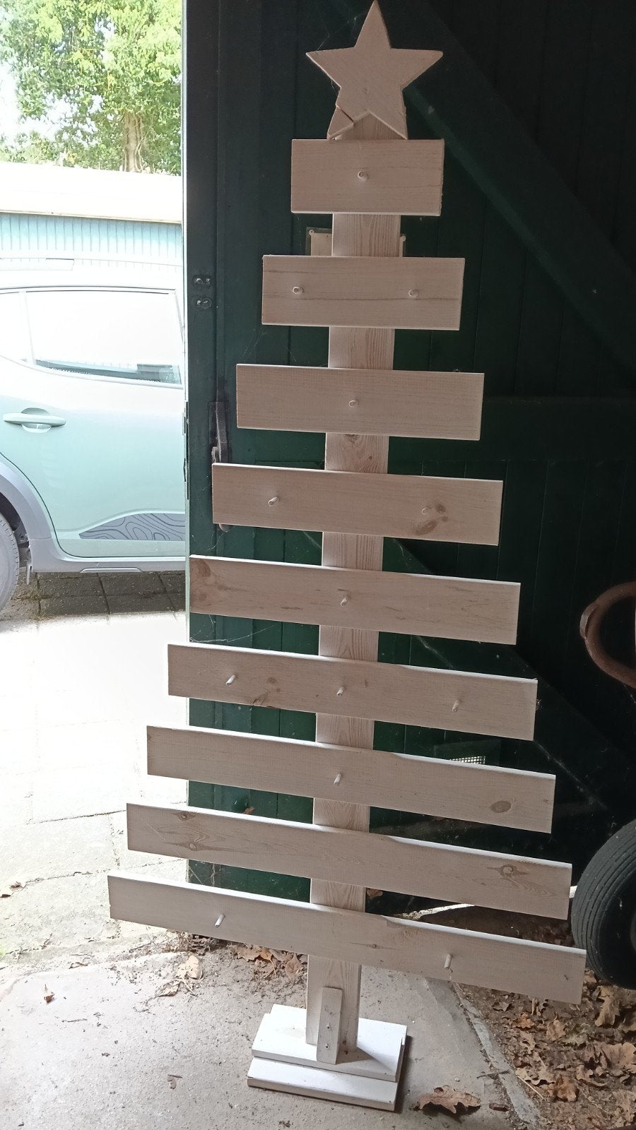 Houten Kerstboom, Diversen, Ophalen, Gebruikt