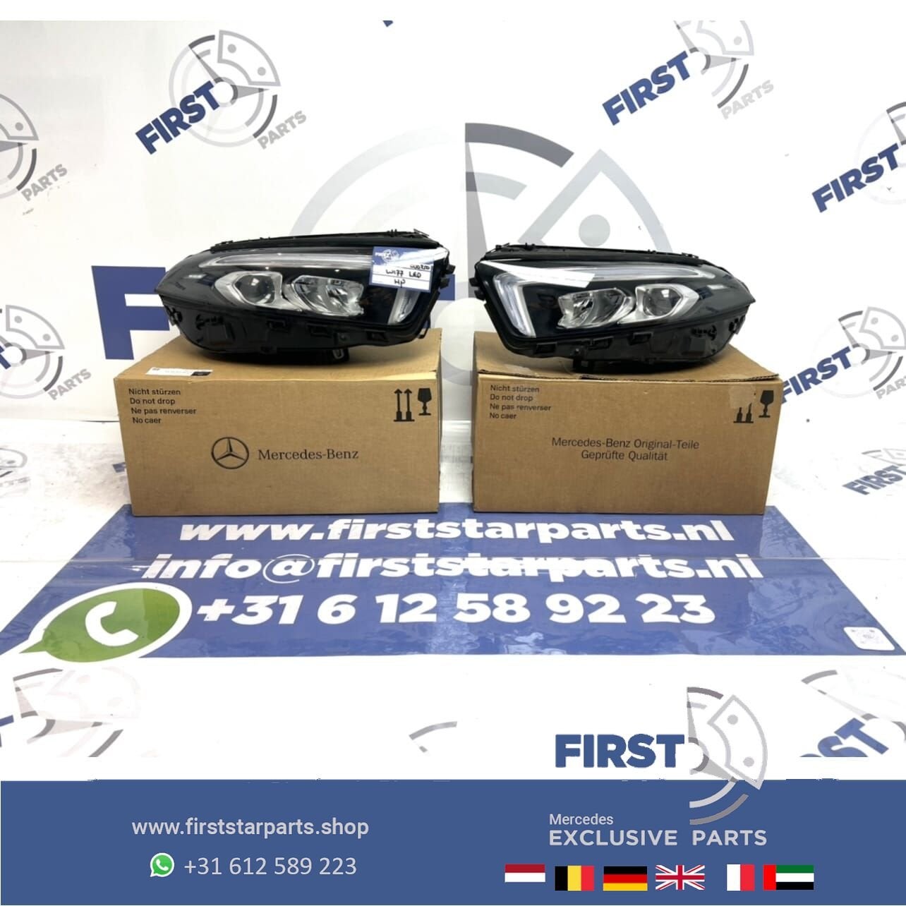 W177 A Klasse HIGH PERFORMANCE koplamp SET LINKS RECHTS 2018, Gebruikt, -, Ophalen of Verzenden, -