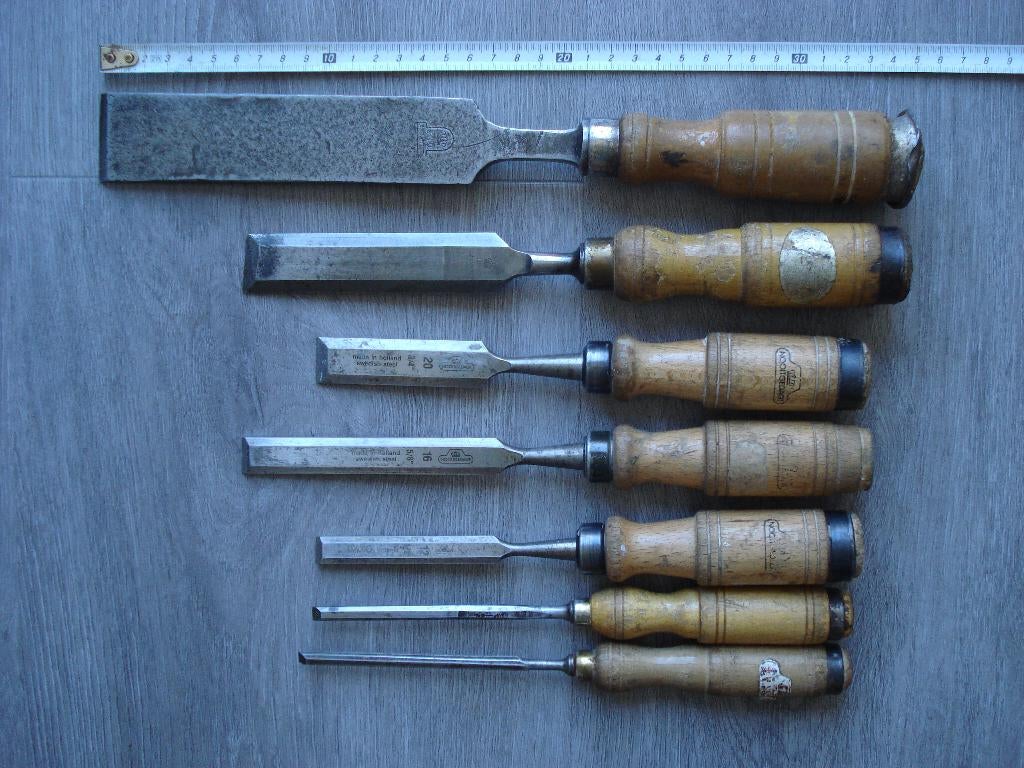 7 oude beitels JNIJ Nooitgedagt kijk meer oud gereedschap, Ophalen