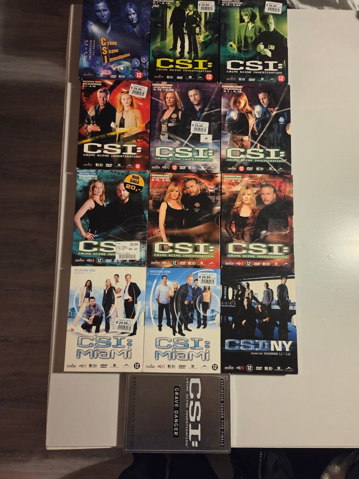 CSI DVD Boxsets - Meerdere Seizoenen - Perfecte Staat, Cd's en Dvd's, Misdaad, Ophalen of Verzenden, Zo goed als nieuw, Vanaf 12 jaar