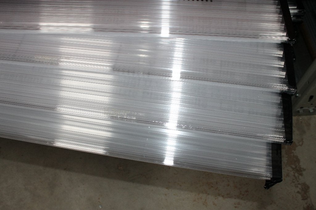 Foto 8 van polycarbonaat platen helder of opaal wit 10mm en 16mm nieuw