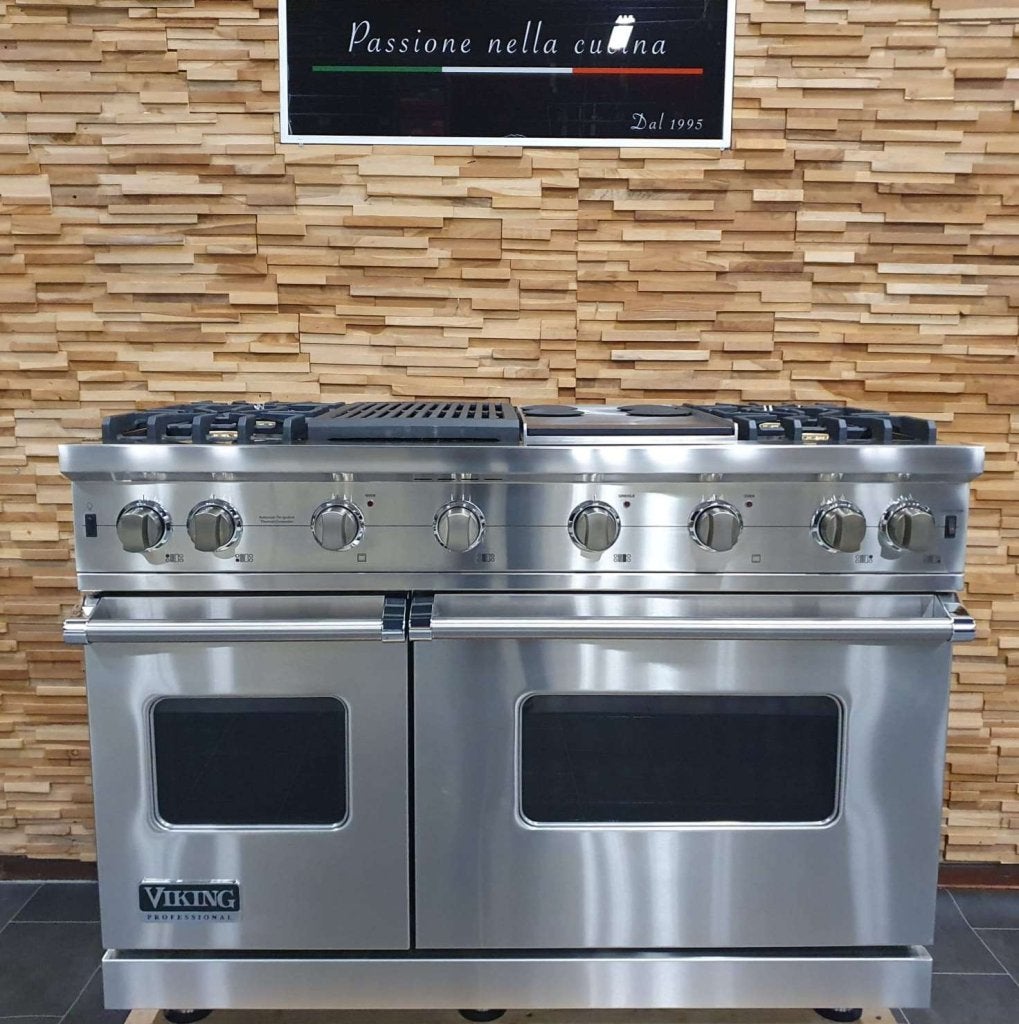 🔥Viking Fornuis 120cm RVS 2 GASOVEN showroom model, Niet ingevuld, 60 cm of meer, Niet ingevuld, Zo goed als nieuw
