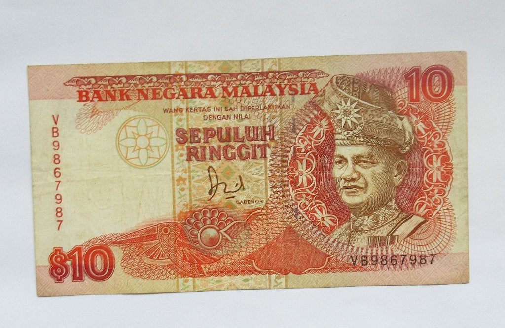 Maleisië 10 Ringgit  1989, Postzegels en Munten, Verzenden, Zuidoost-Azië