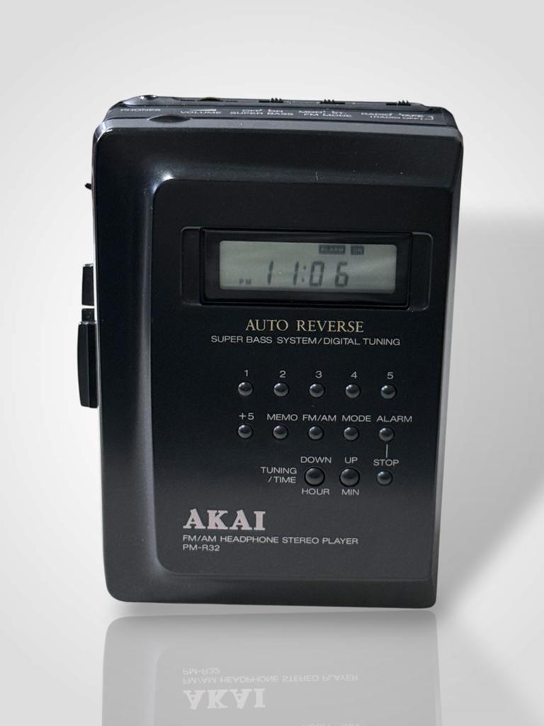 Vintage Akai PM-R32 Radio Cassette Speler - Topstaat, Akai, Walkman, Akai, Ophalen of Verzenden