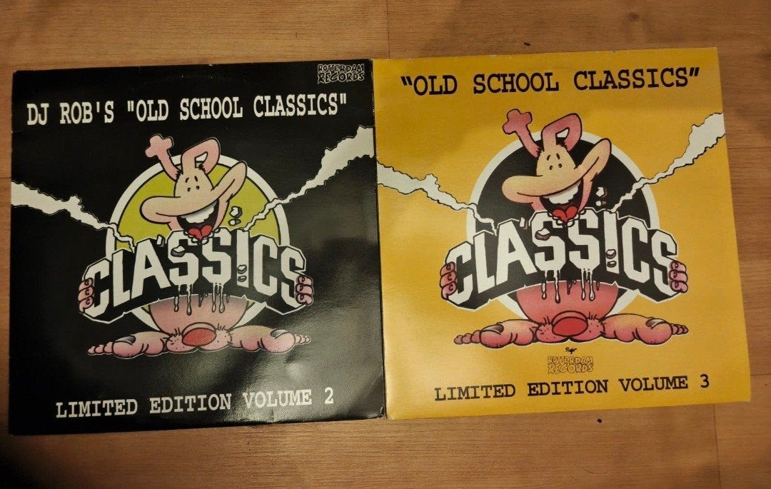 DJ Rob's Old School Classics 2 en 3, LP, Gebruikt, Hardcore, Ophalen of Verzenden