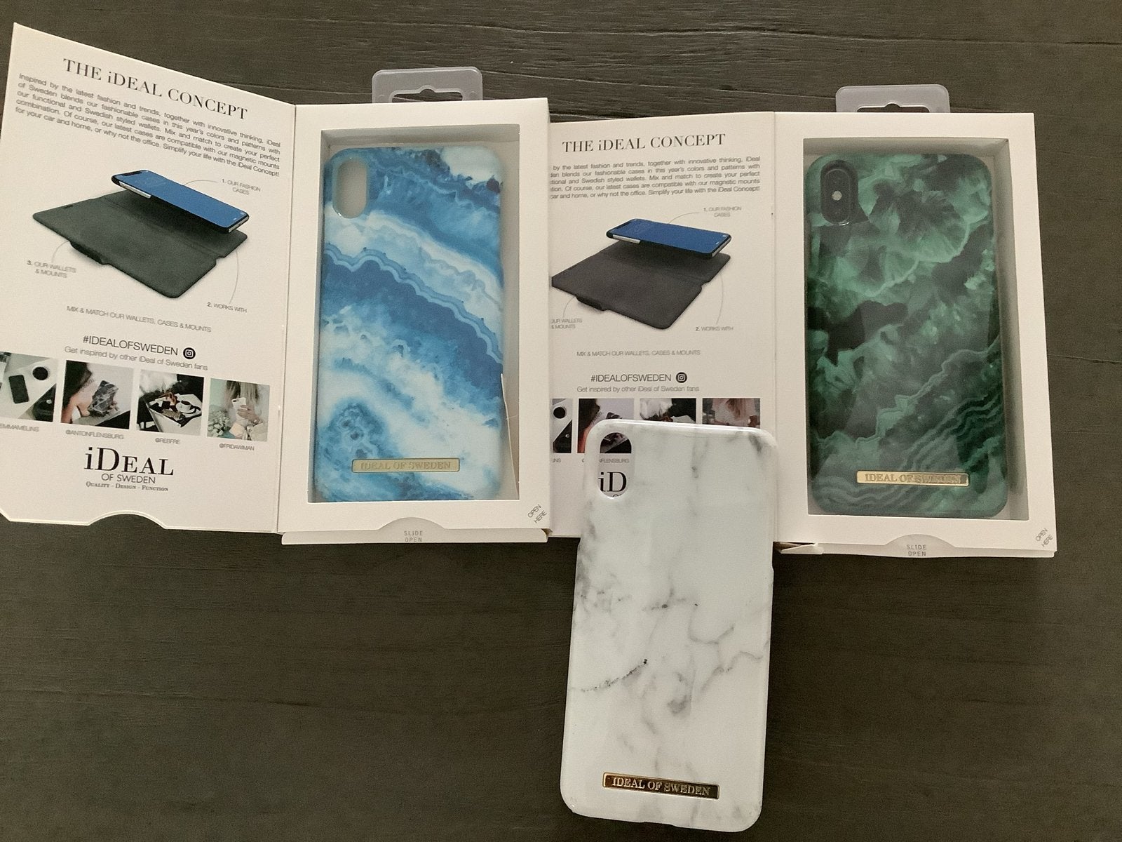 iDeal of Sweden iPhone XS Max Hoesjes - Zo goed als nieuw, Telecommunicatie, IPhone XS Max, Blauw, Ophalen of Verzenden, Zo goed als nieuw