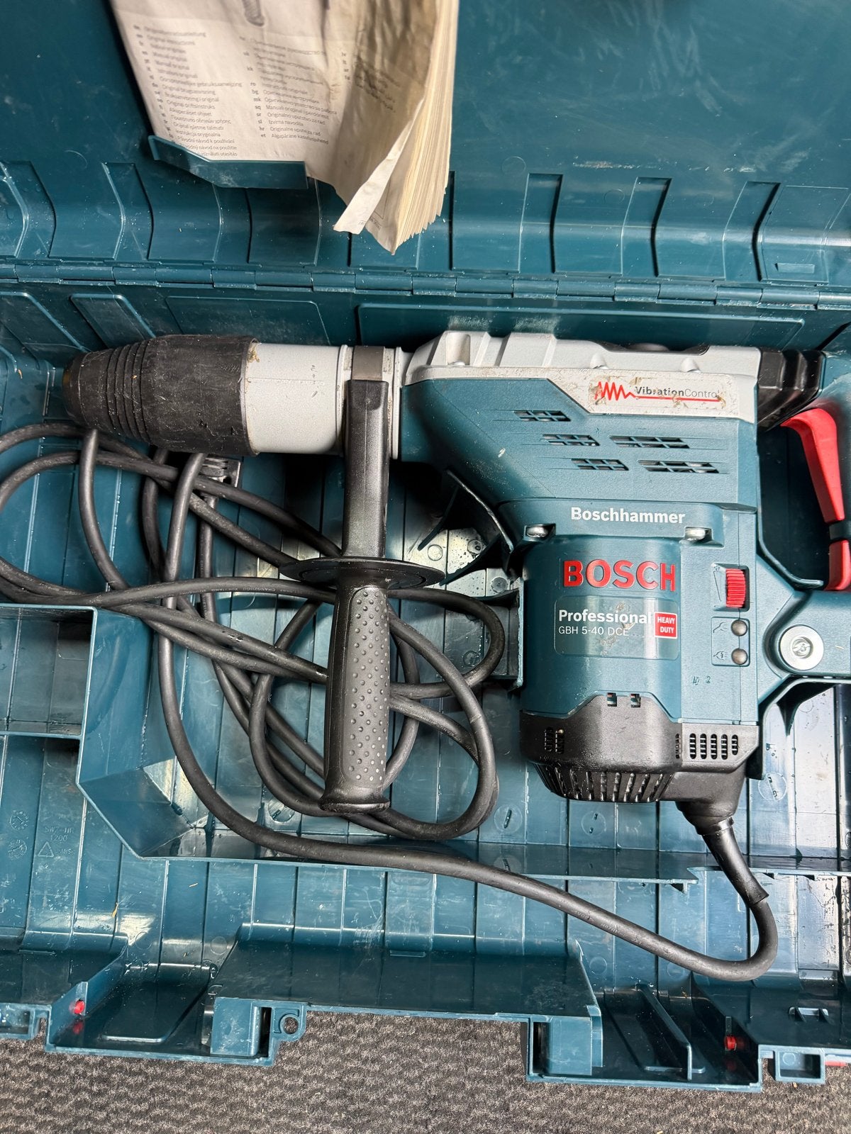 BOSCH GBH 5-40 DCE Boorhamer - Zo goed als nieuw, 600 watt of meer, Boor- en/of Breekhamer, Ophalen of Verzenden, Zo goed als nieuw