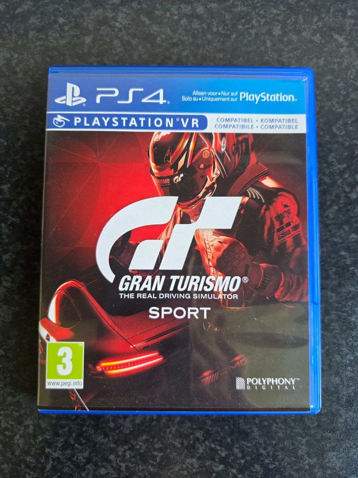 Ps4 Gran Turismo Sport VR race game, Gebruikt, 1 speler, Racen en Vliegen, Virtual Reality