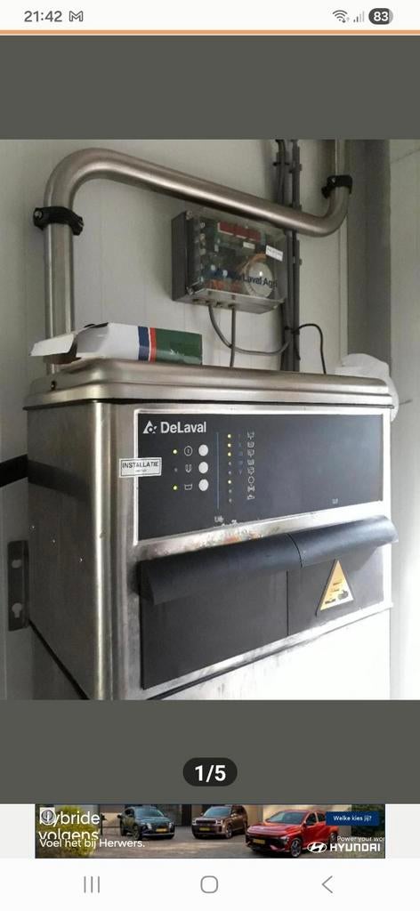 Delaval reiningingsautomaat C200. en meer onderdelen, Ophalen of Verzenden