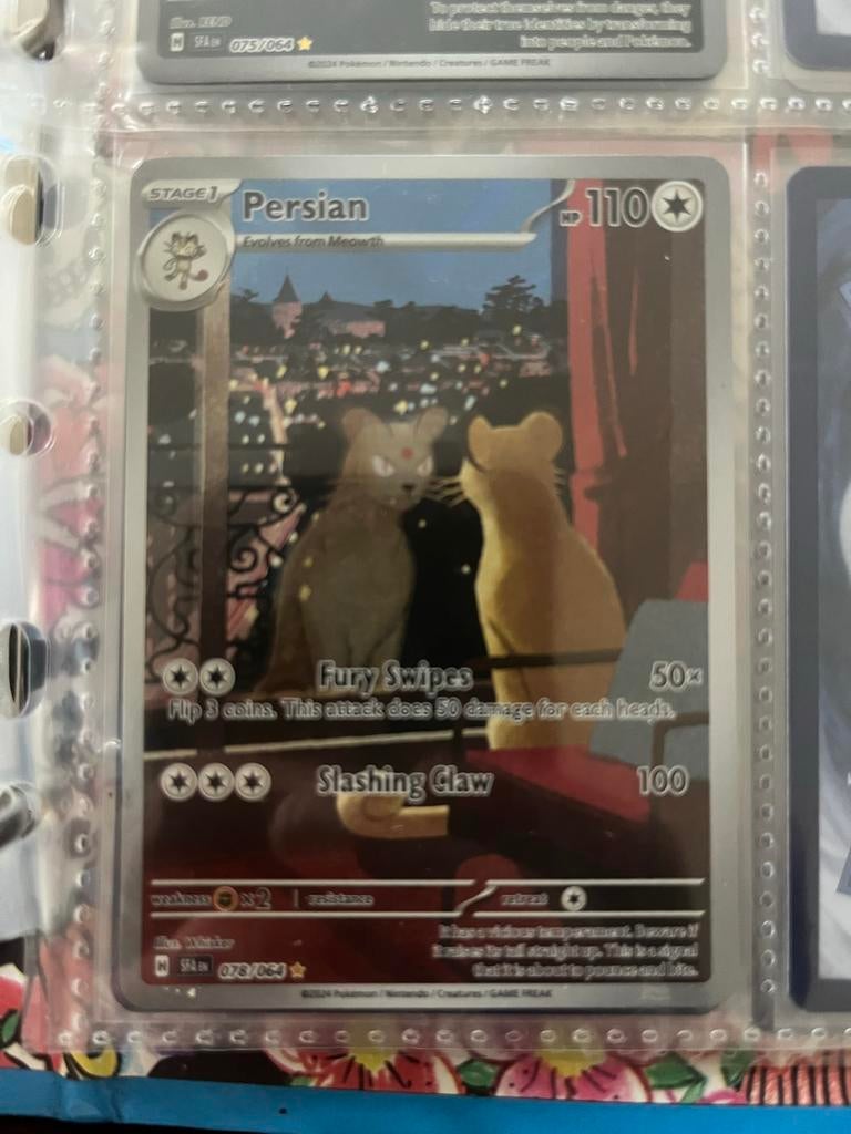 Pokémon Persian 078/064 NM shrouded fable, Tickets en Kaartjes