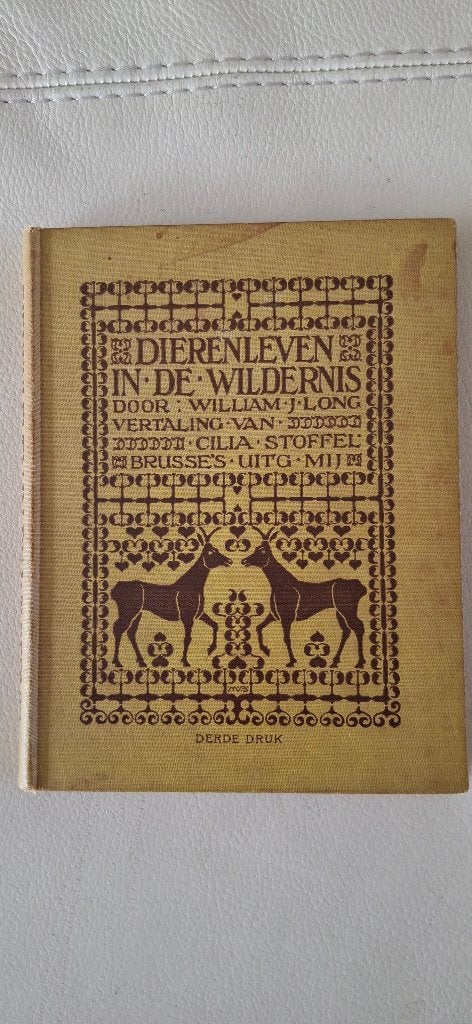 Oud boek Dierenleven in de wildernis (1921), Ophalen of Verzenden, William J Long