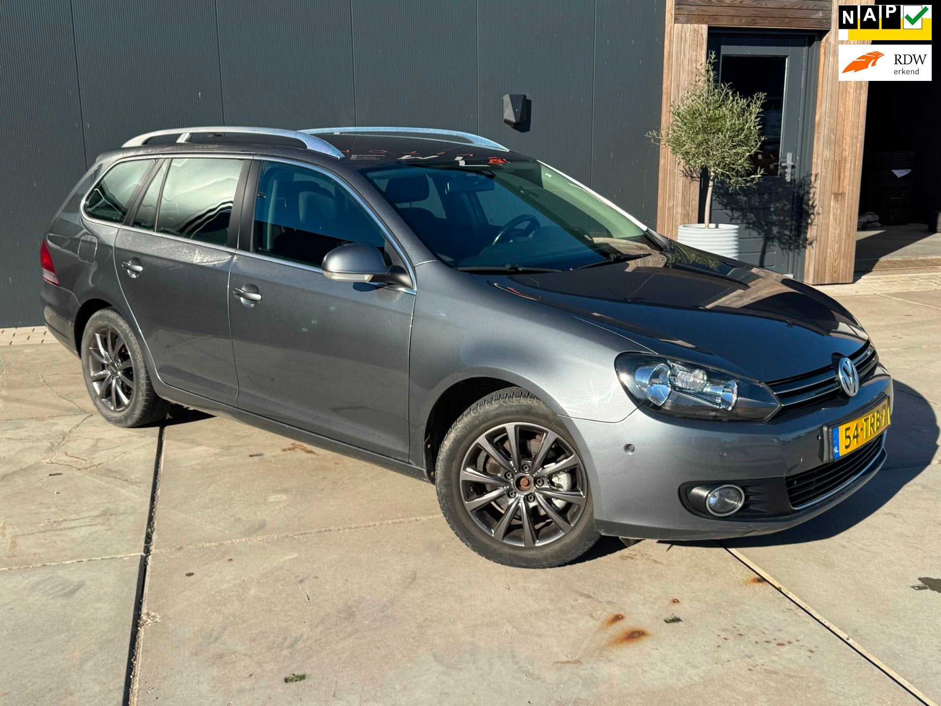 Volkswagen Golf Variant 1.4 TSI Highline 2012 Automaat DSG N, Euro 5, Stof, Gebruikt, Zwart