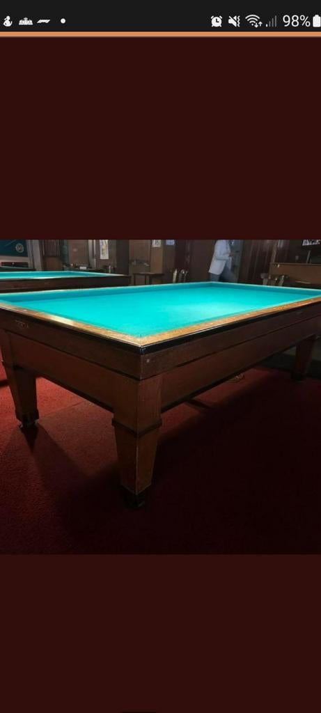 Biljart tafels 2 stuks. €400 PER STUK, Sport en Fitness, Ophalen of Verzenden, Gebruikt, Biljarttafel