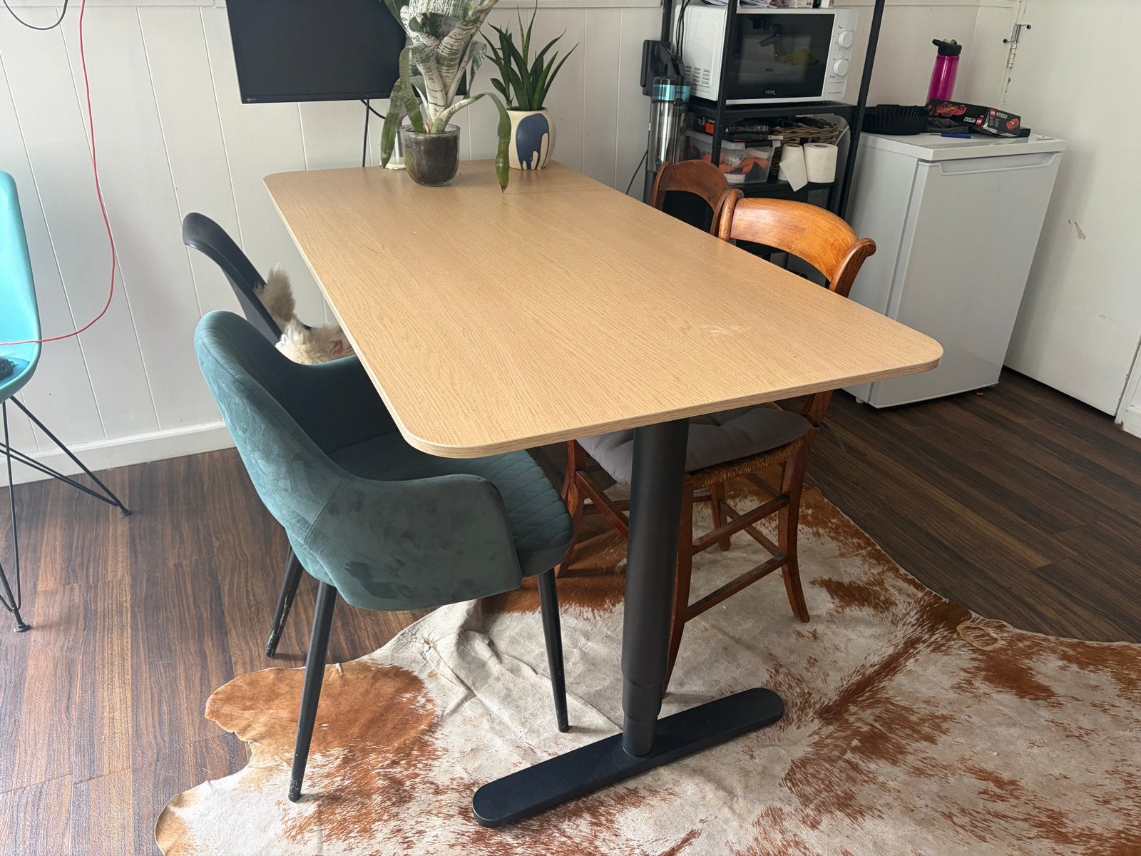 Ikea Elektrisch Zit-Sta Bureau 160x80, Ophalen, Zo goed als nieuw