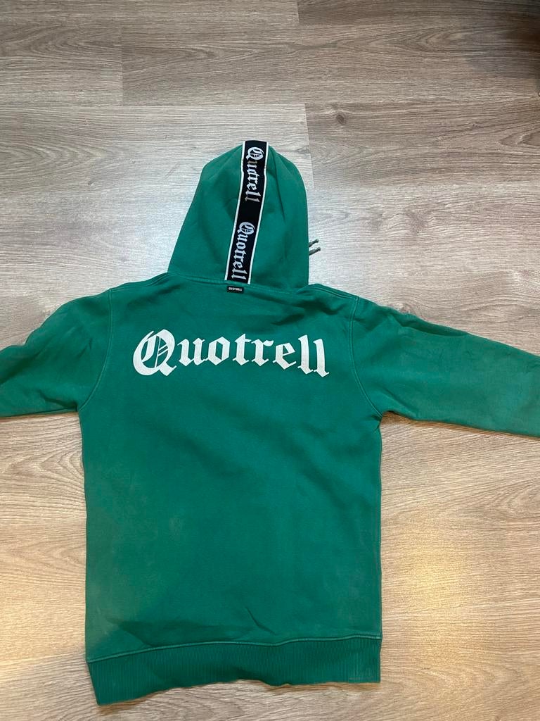 Quotrell Hoodie Groen Maat M, Ophalen of Verzenden, Gedragen, Maat 48/50 (M), Groen