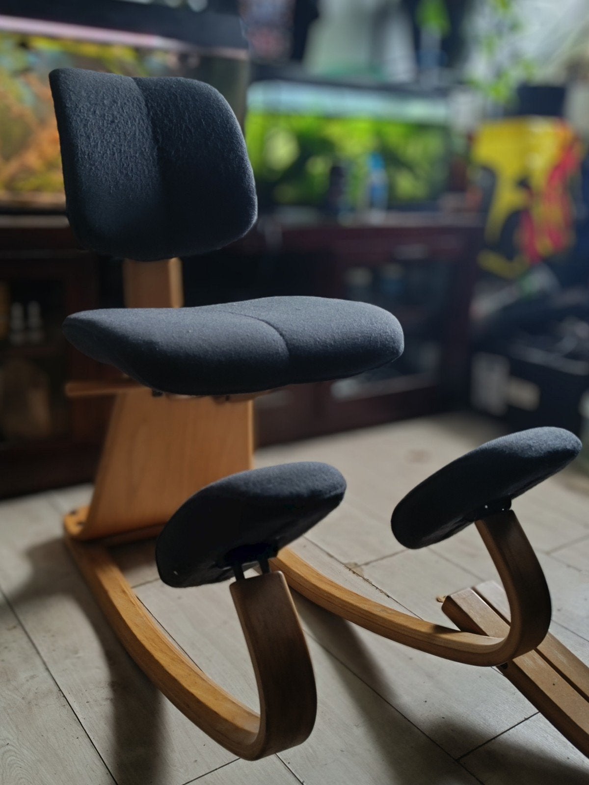 Stokke/Varier balans stoel, Ophalen, Gebruikt, Ergonomisch, Hout