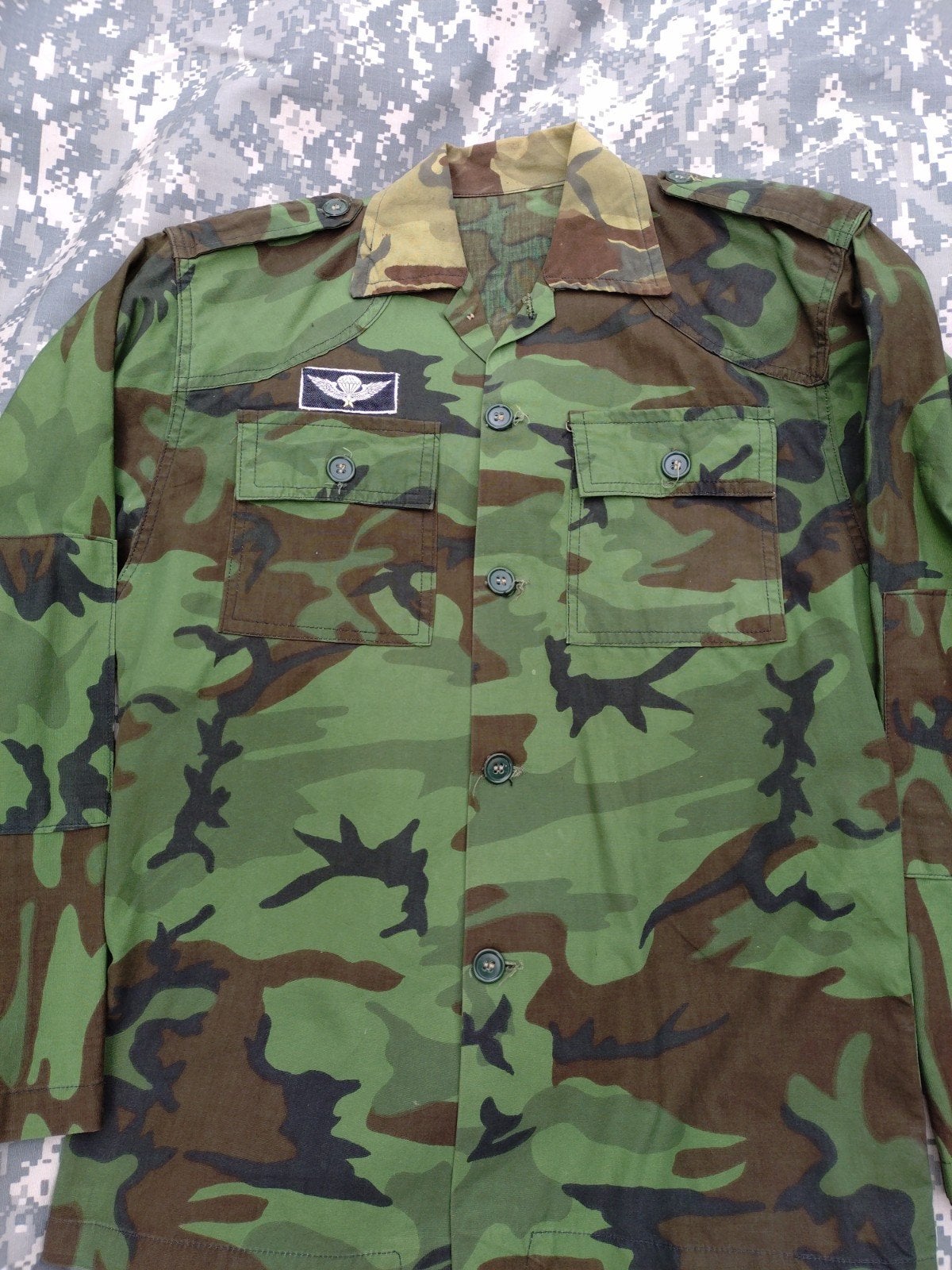 Vietnam ARVN "leaf pattern" set, Ophalen of Verzenden, Landmacht, Azië, Kleding of Schoenen