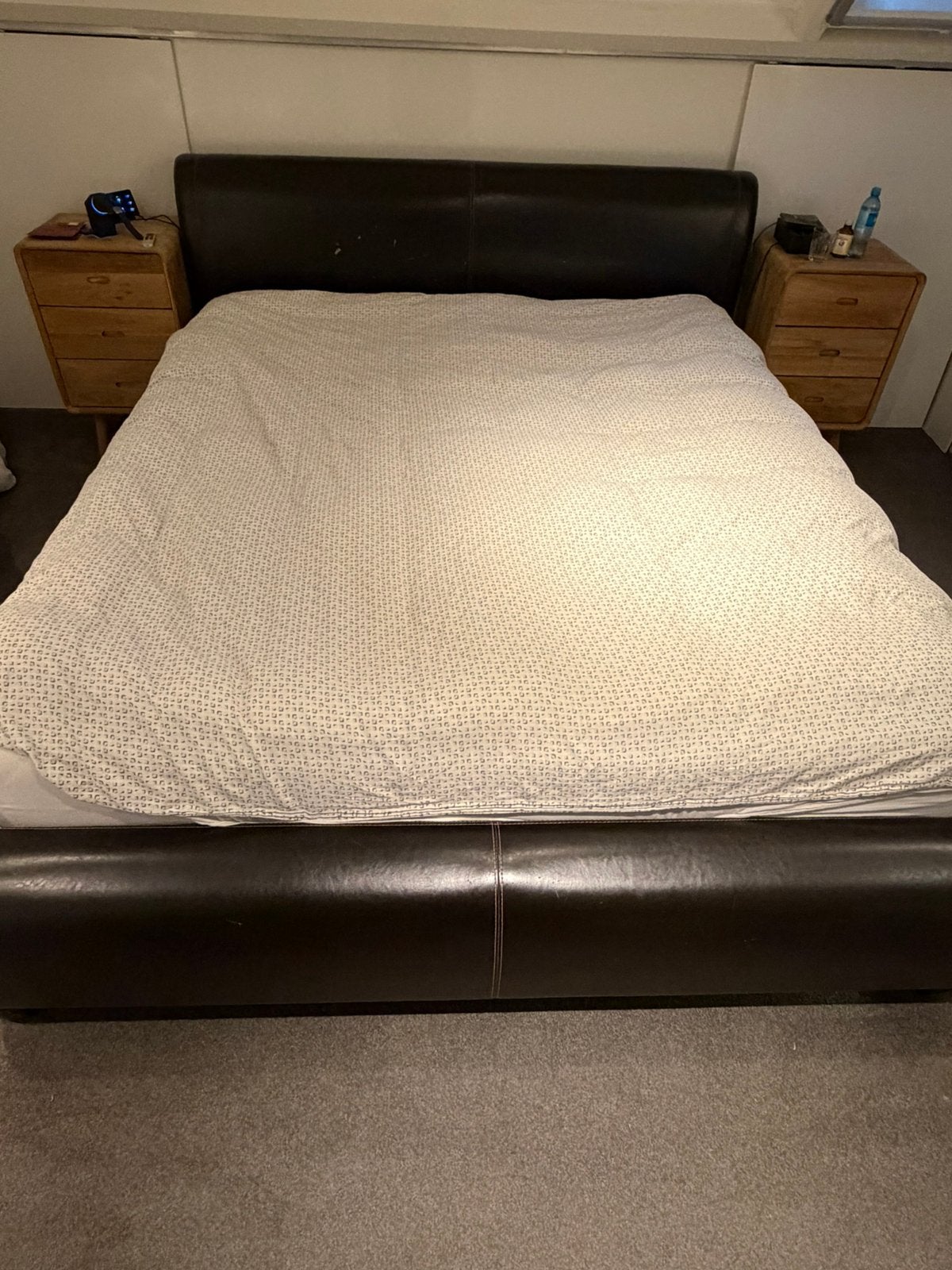 2-persoons bed 180x220 elektrische schotelbodems (90x220), Huis en Inrichting, Slaapkamer | Bedden, Ophalen, Verstelbaar, Tweepersoons
