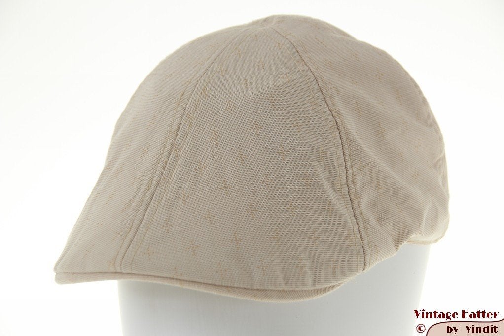Platte pet katoen voorgevormde pet beige 57, 58, 59, 60 New, Ophalen of Verzenden, Nieuw, 58 of 59 cm (L, 7¼ of ⅜ inch), Pet