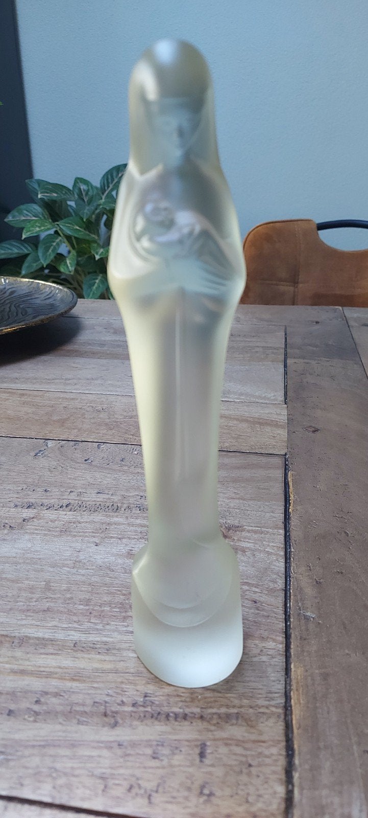 Madonna with child van Stef Uiterwaal, Antiek en Kunst, Glas, Ophalen of Verzenden, Wit, Beeld