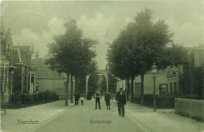 380-844-001 Zaandijk Rustenburg, Verzenden, Voor 1920, Noord-Holland