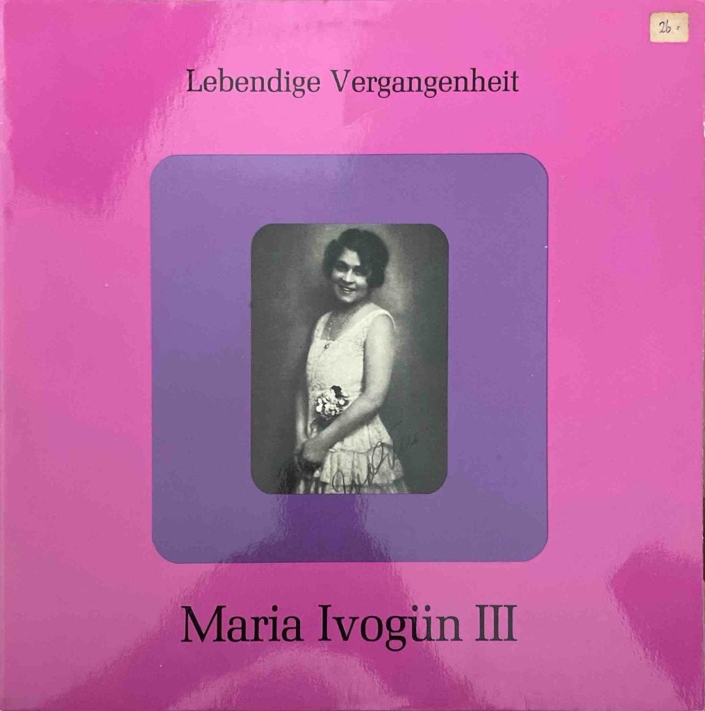 Maria Ivogün - Maria Ivogün II, LP, Overige componisten, Ophalen of Verzenden, Zo goed als nieuw