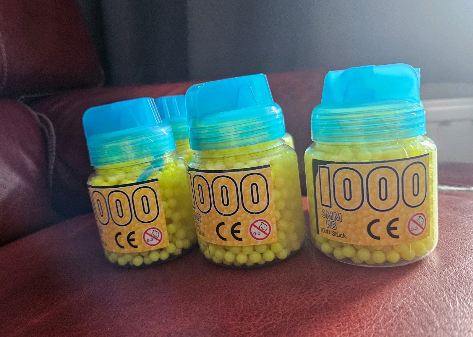 6 potjes met 1000 airsoftballetjes, Sport en Fitness, Ophalen of Verzenden, Nieuw