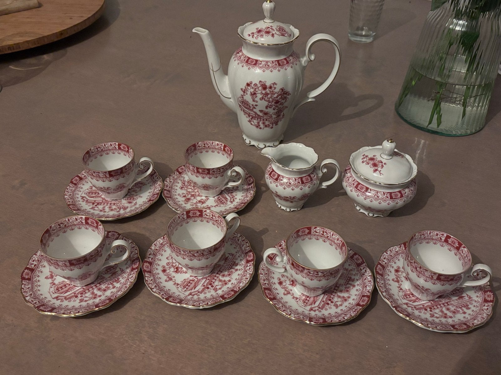 Seltmann Weiden Bavaria Theeservies - 6 kopjes, 6 schotels, Antiek en Kunst, Ophalen