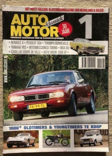 AMK: R4, MGA, Peugeot 504 Coupe, Auto Union 1000SP, Ophalen of Verzenden, Zo goed als nieuw, Algemeen