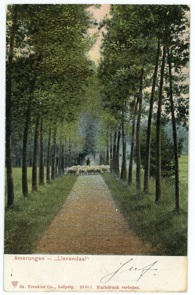 Amerongen, Verzamelen, Ansichtkaarten | Nederland, Verzenden, Voor 1920, Gelopen, Utrecht
